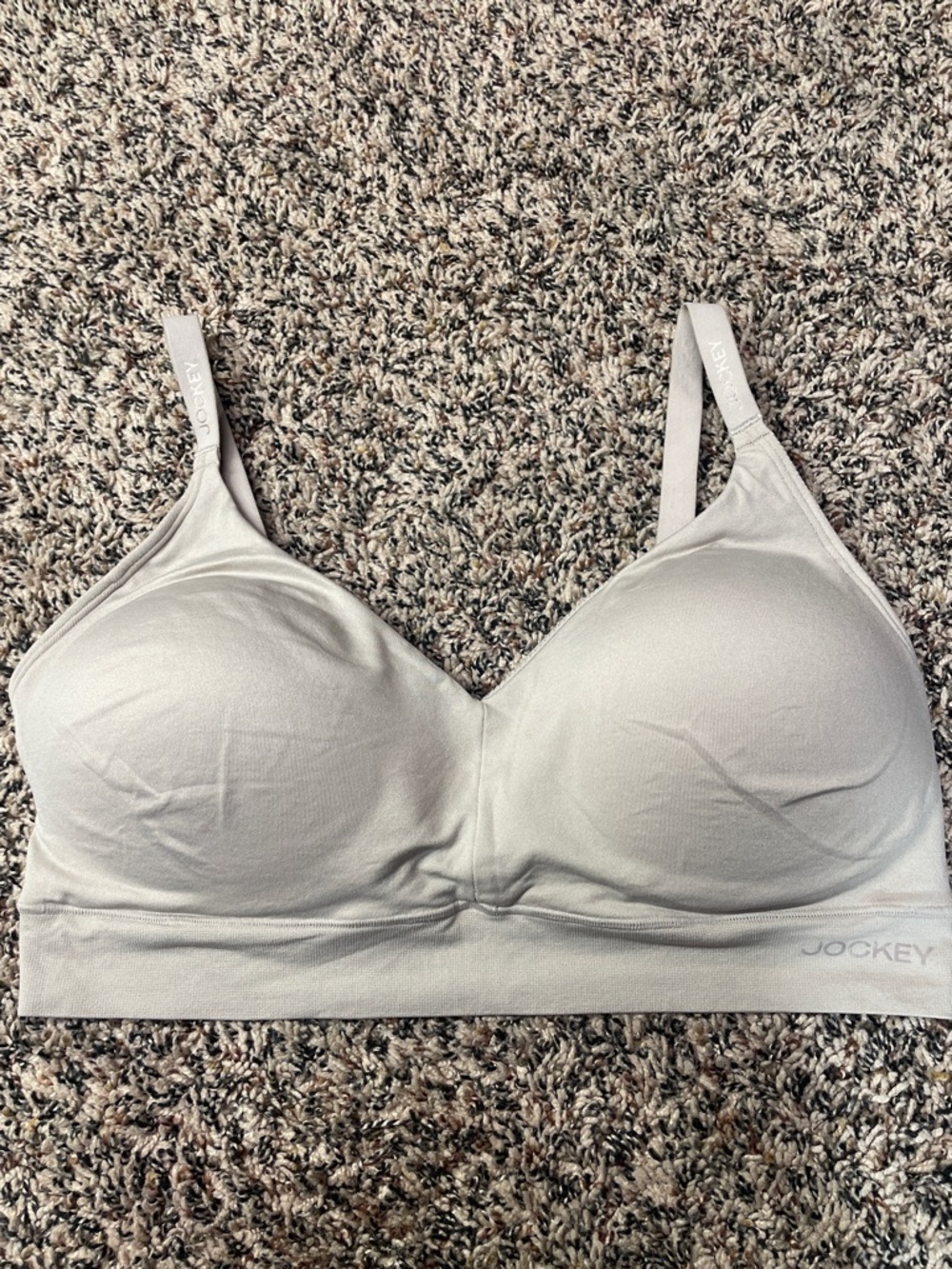 Jockey Seamless Wireless Bra in Light Beige Size Large | NWOT